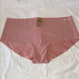 NWT PINK Victoria's Secret Seamless Hipster Panty in Dusty Rose